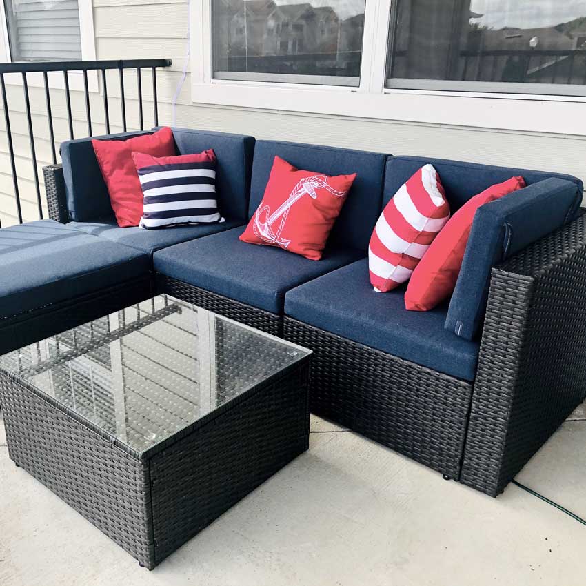 Sunbrella Makers Collection Blend Indigo 16001-0001 Upholstery Fabric