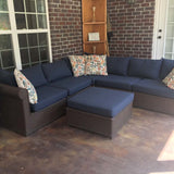 Sunbrella Makers Collection Blend Indigo 16001-0001 Upholstery Fabric