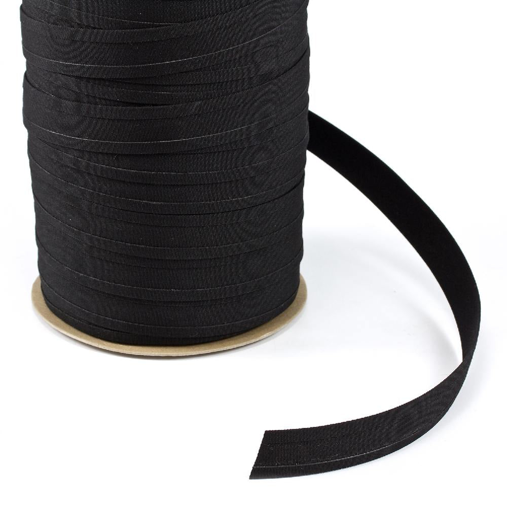 Sunbrella Marine Binding 2ET 1 inch x 100 yards 4608 Black - Outdoor Fabric Central