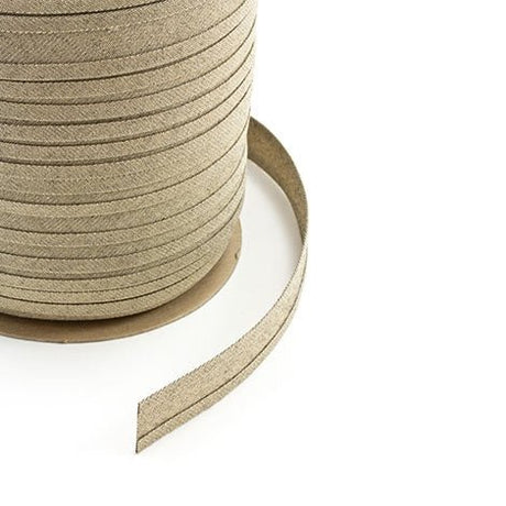 Sunbrella Marine Binding 2ET Bias Cut 1 inch x 100 yards 2389 Toast Tweed - Outdoor Fabric Central