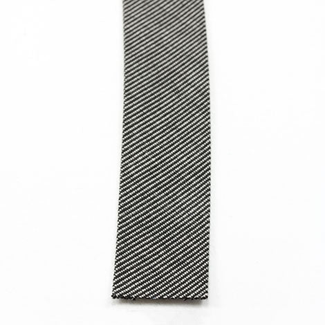 Sunbrella Marine Binding 2ET Bias Cut 1 inch x 100 yards 4607 Charcoal Tweed - Outdoor Fabric Central