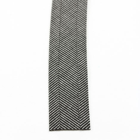 Sunbrella Marine Binding 2ET Bias Cut 1 inch x 100 yards 4607 Charcoal Tweed - Outdoor Fabric Central