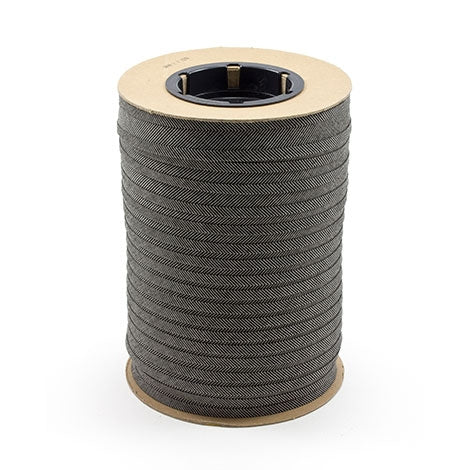 Sunbrella Marine Binding 2ET Bias Cut 1 inch x 100 yards 4607 Charcoal Tweed - Outdoor Fabric Central