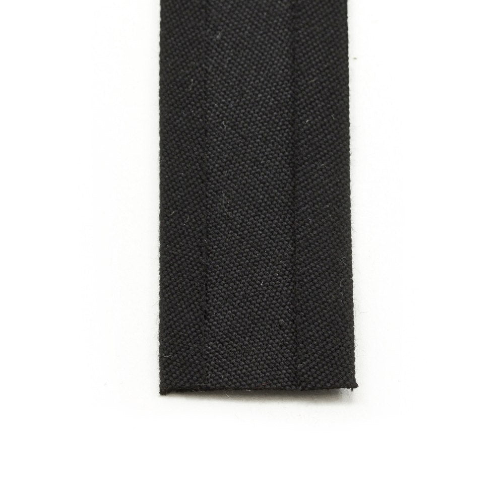 Sunbrella Marine Binding 2ET Bias Cut 1 inch x 100 yards 4608 Black - Outdoor Fabric Central