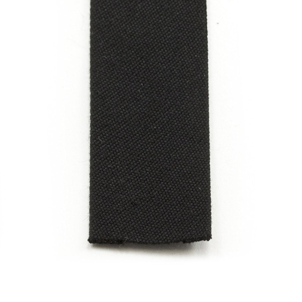 Sunbrella Marine Binding 2ET Bias Cut 1 inch x 100 yards 4608 Black - Outdoor Fabric Central