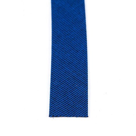 Sunbrella Marine Binding 2ET Bias Cut 1 inch x 100 yards 4617 Royal Blue Tweed - Outdoor Fabric Central