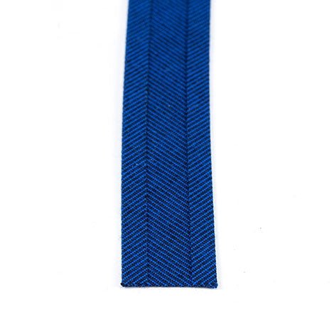 Sunbrella Marine Binding 2ET Bias Cut 1 inch x 100 yards 4617 Royal Blue Tweed - Outdoor Fabric Central