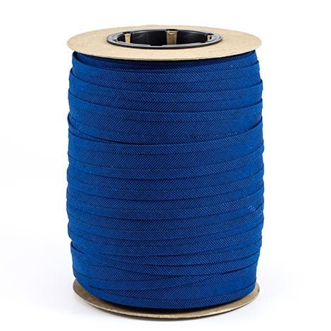 Sunbrella Marine Binding 2ET Bias Cut 1 inch x 100 yards 4617 Royal Blue Tweed - Outdoor Fabric Central