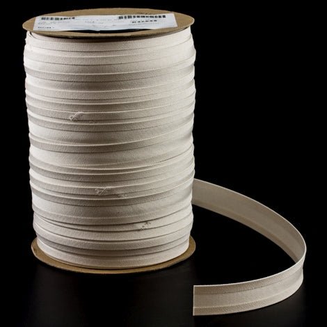 Sunbrella Marine Binding 2ET Bias Cut 1 inch x 100 yards 4642 Oyster - Outdoor Fabric Central