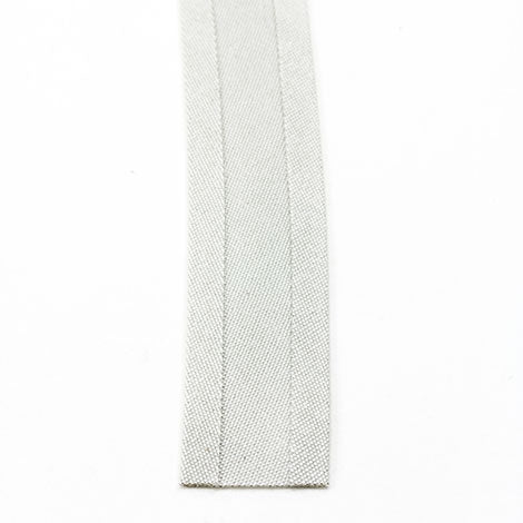 Sunbrella Marine Binding 2ET Bias Cut 1 inch x 100 yards 4651 Silver - Outdoor Fabric Central
