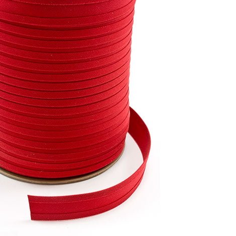 Sunbrella Marine Binding 2ET Bias Cut 1 inch x 100 yards 4666 Logo Red - Outdoor Fabric Central