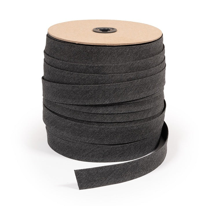 Sunbrella Marine Binding 2ET Bias Cut 1 inch x 100 yards 4684 Slate - Outdoor Fabric Central