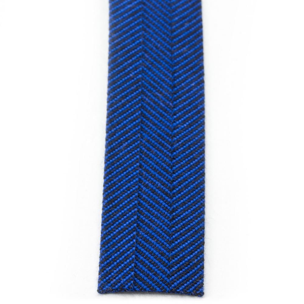 Sunbrella Marine Binding 2ET Bias Cut 3/4 inch x 100 yards 4617 Royal Blue Tweed - Outdoor Fabric Central