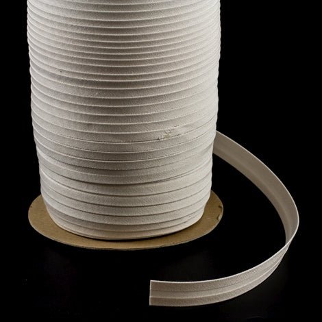 Sunbrella Marine Binding 2ET Bias Cut 3/4 inch x 100 yards 4642 Oyster - Outdoor Fabric Central