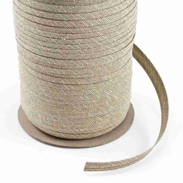 Sunbrella Marine Binding 2ET Bias Cut 3/4 inch x 100 yards 4859 Silica Dune - Outdoor Fabric Central