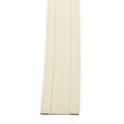 Sunbrella Marine Binding 2ET Bias Cut Double Folded 1 inch x 100 yards 4633 Linen - Outdoor Fabric Central