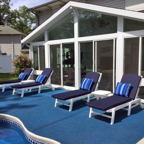 Sunbrella Milano Cobalt 56080-0000 Elements Collection Upholstery Fabric