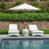 Sunbrella Piazza White 305423-0001 Fusion Collection Upholstery Fabric