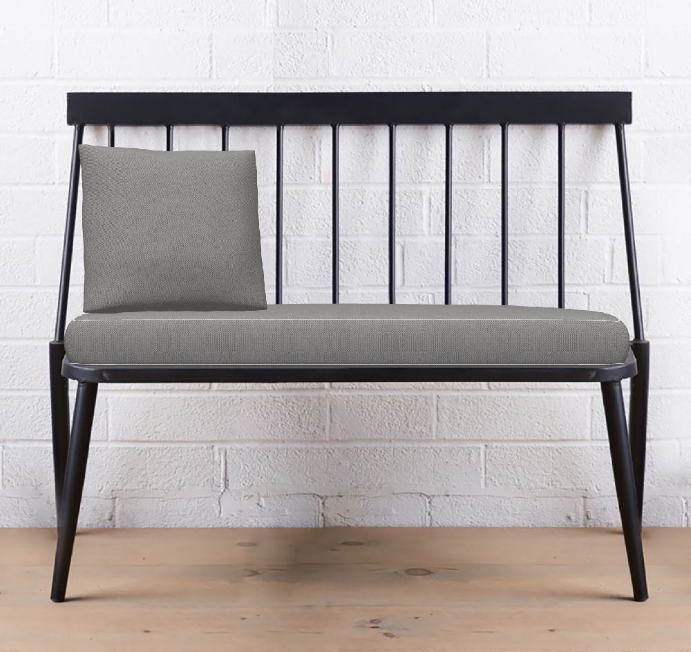 Sunbrella Pique Ash 40421-0027 Fusion Collection Upholstery Fabric