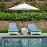 Sunbrella Pique Sky 40421-0046 Fusion Collection Upholstery Fabric