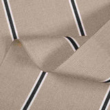 Sunbrella Putty Regimental 4961-0000 46-Inch Stripes Awning / Shade Fabric