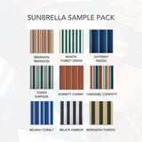 Sunbrella Sample Pack - Bold Stripes - Outdoor Fabric Central