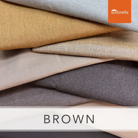 Sunbrella Sample Pack - Brown - Outdoor Fabric Central