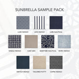 Maritime Dreaming Sunbrella Sample Pack Swatches