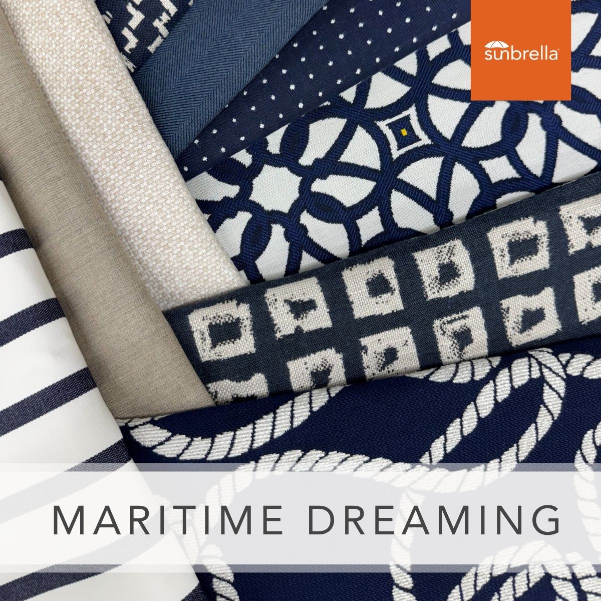 Sunbrella Sample Pack - Maritime Dreaming - Outdoor Fabric Central