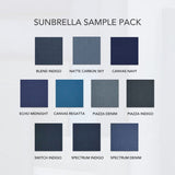 Sunbrella Sample Pack - Navy / Denim - Outdoor Fabric Central
