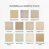 Sunbrella Sample Pack - Tan / Beige - Outdoor Fabric Central