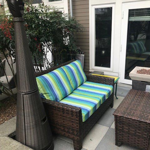 Sunbrella Seville Seaside 5608-0000 Elements Collection Upholstery Fabric