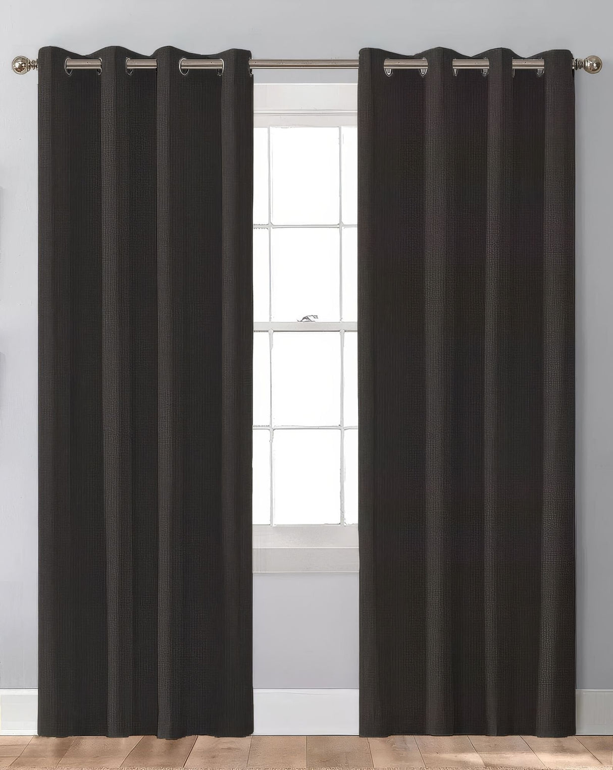 Sunbrella Spectrum Carbon Indoor/Outdoor Curtain Panel - Outdoor Fabric Central