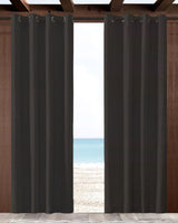 Sunbrella Spectrum Carbon Indoor/Outdoor Curtain Panel - Outdoor Fabric Central