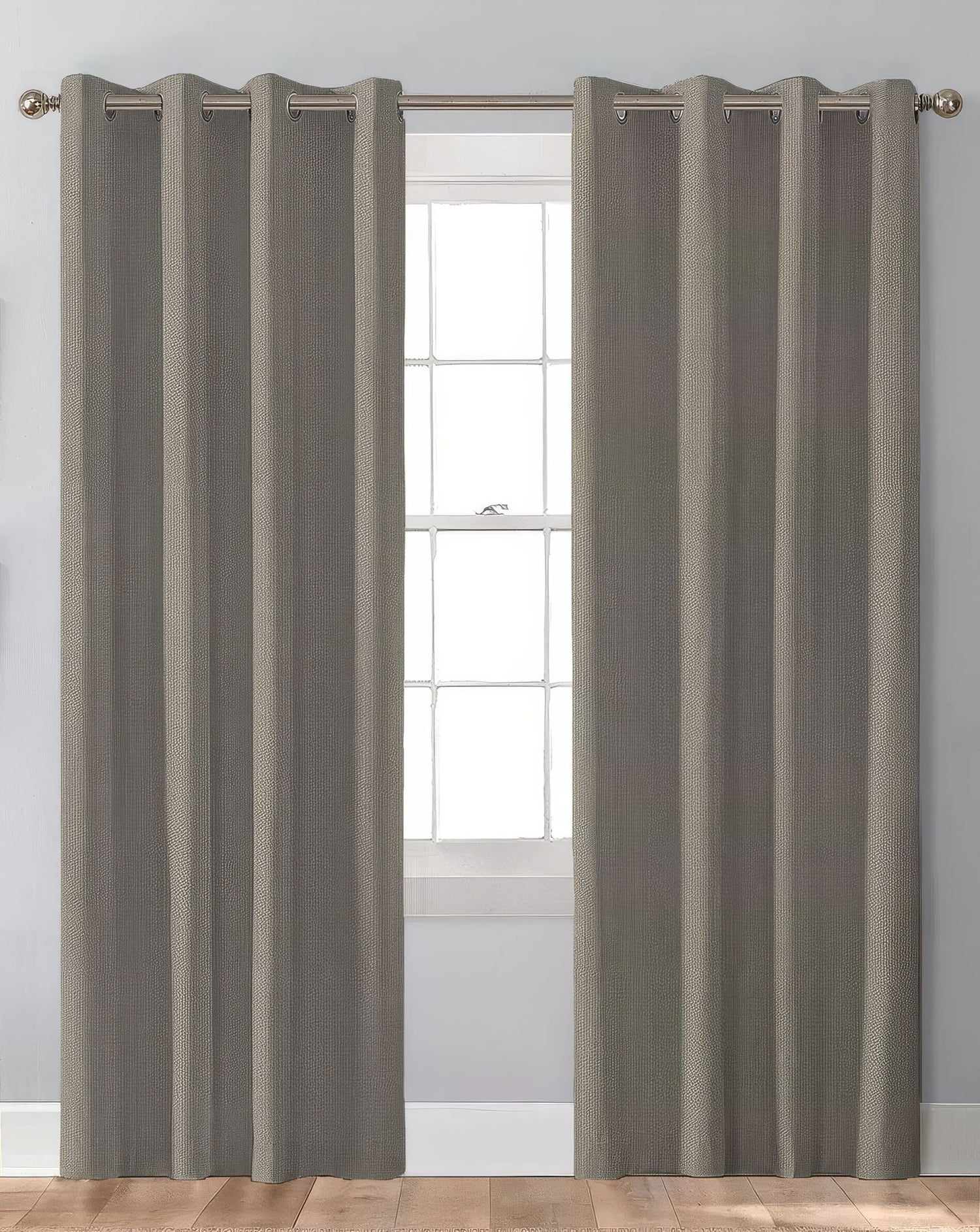 Sunbrella Spectrum Dove Indoor/Outdoor Curtain Panel - Outdoor Fabric Central