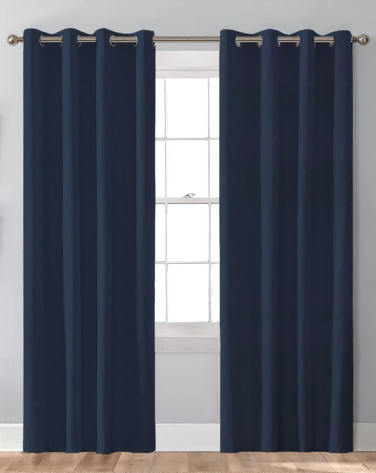 Sunbrella Spectrum Indigo Indoor/Outdoor Curtain Panel - Outdoor Fabric Central