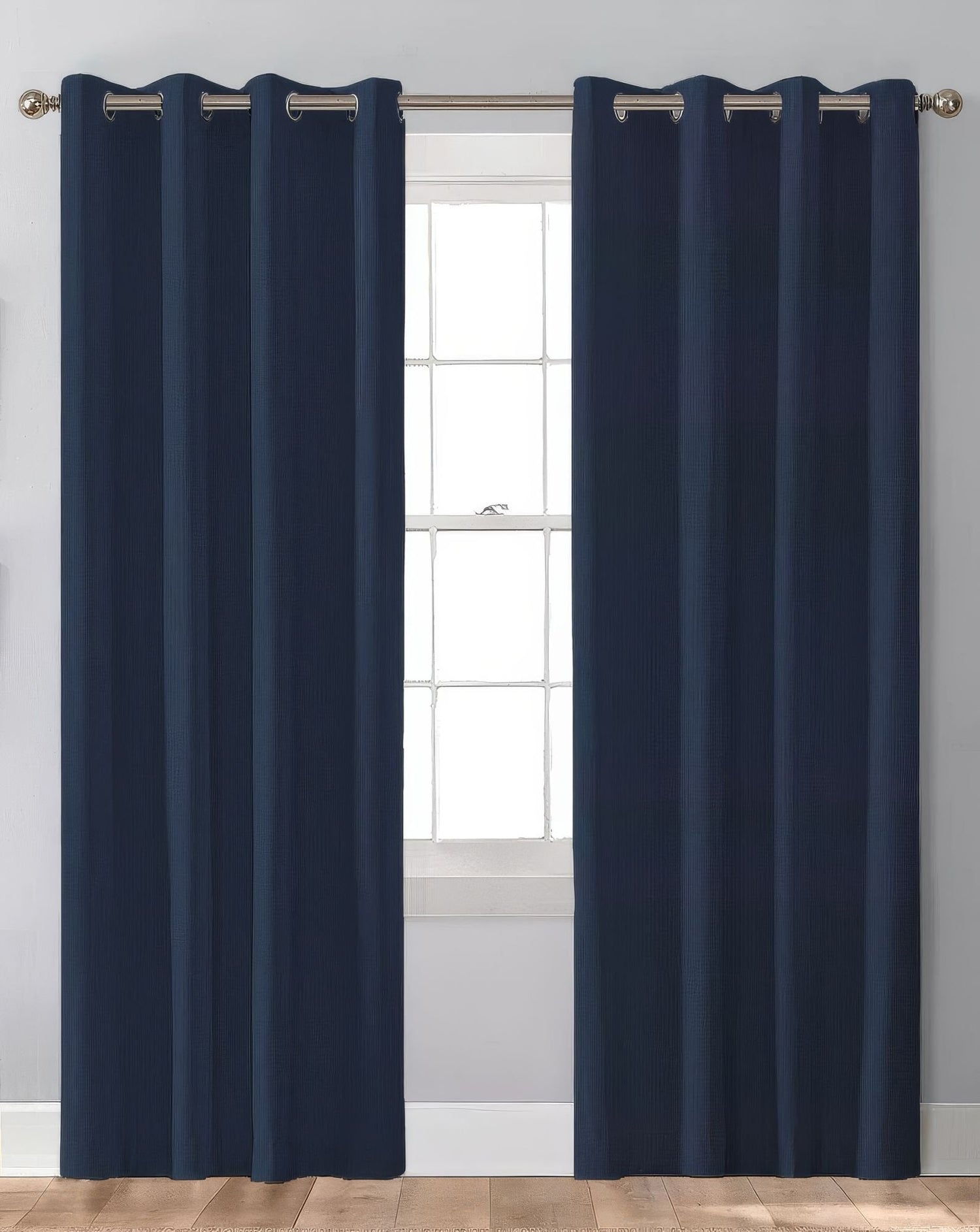 Sunbrella Spectrum Indigo Indoor/Outdoor Curtain Panel - Outdoor Fabric Central