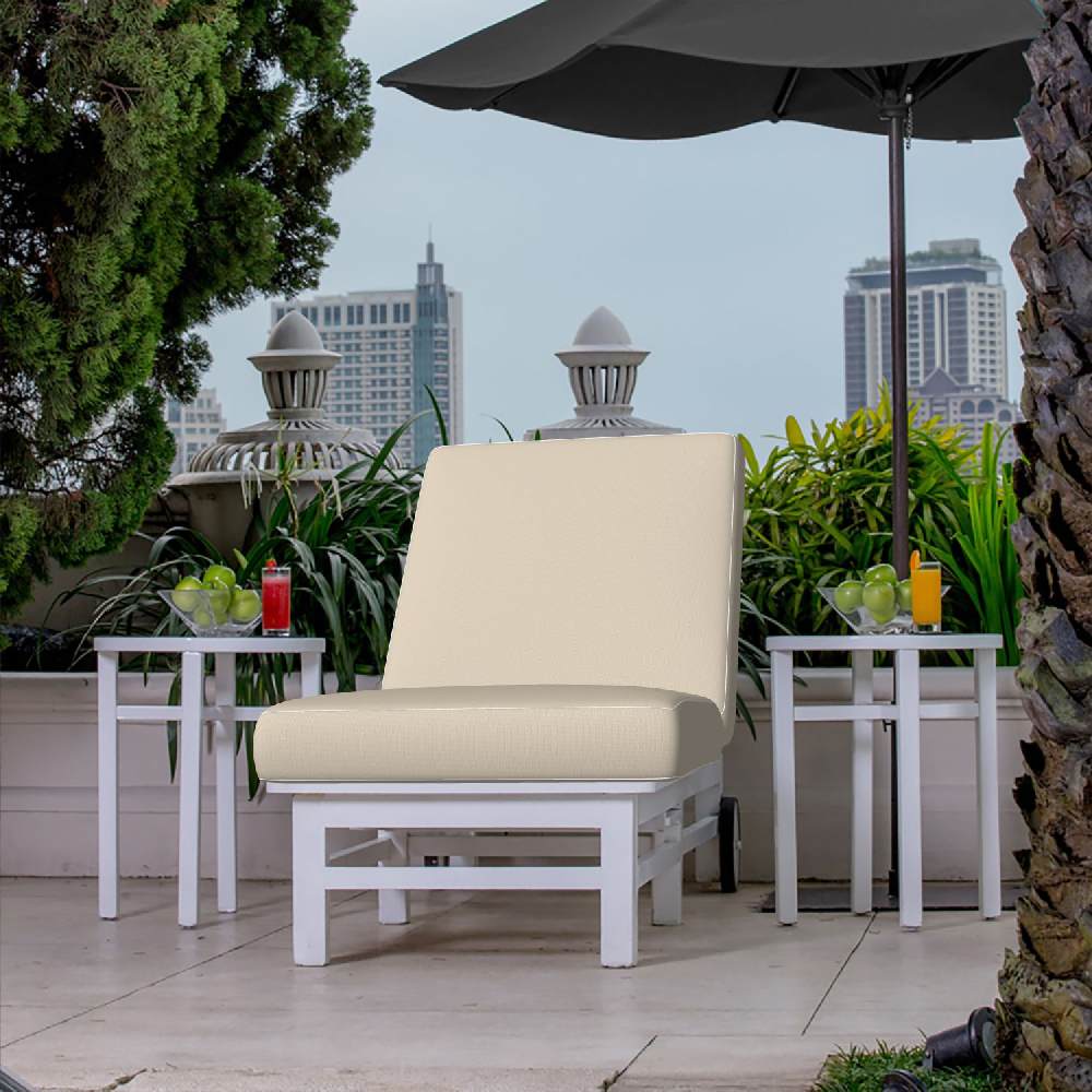 Sunbrella Tailored Snow 42082-0000 Fusion Collection Upholstery Fabric