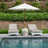 Sunbrella Ticking Fog 40554-0003 Fusion Collection Upholstery Fabric