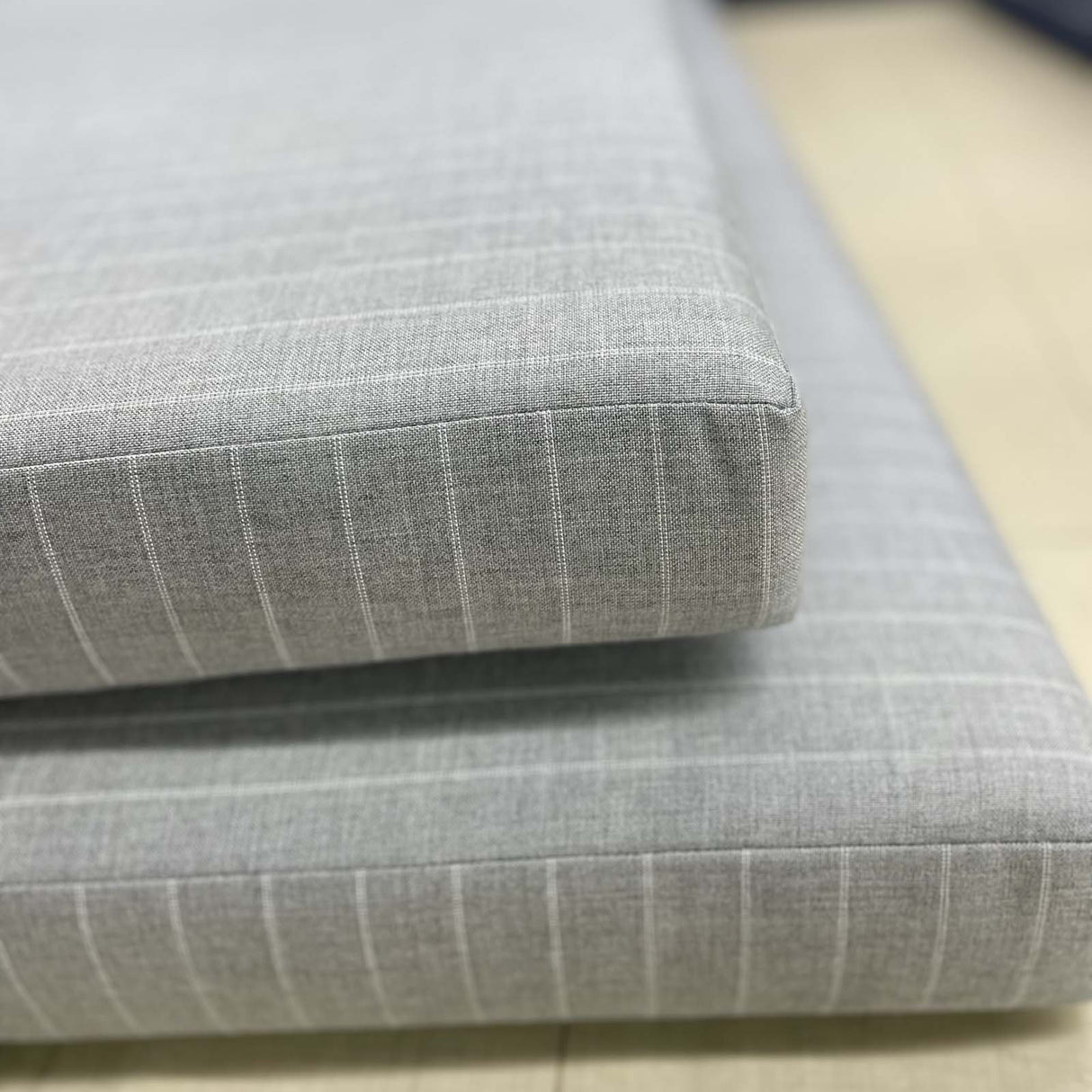 Sunbrella Ticking Fog 40554-0003 Fusion Collection Upholstery Fabric