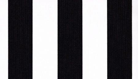 Sunbrella Yacht Stripe Black YAC 3740 European Collection Upholstery Fabric