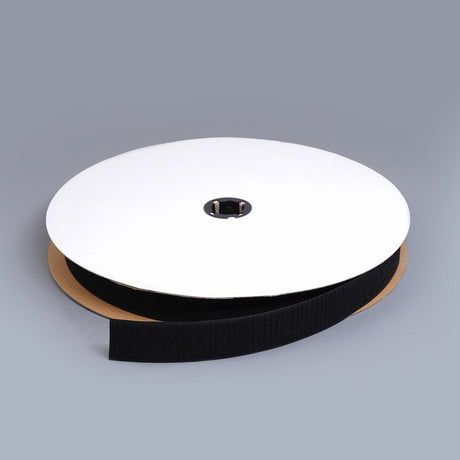 Texacro Nylon Tape Hook 91 Standard Backing 1 - 1/2 inch Black (50 yard roll) - Outdoor Fabric Central