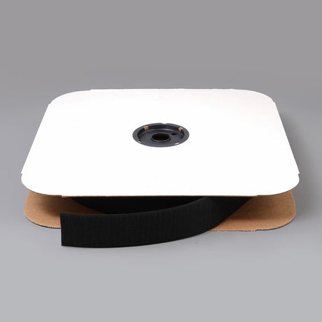 Texacro Nylon Tape Hook 91 Standard Backing 2 inch Black (50 yard roll) - Outdoor Fabric Central