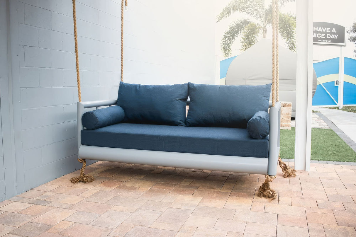 Twin Size Sunbrella Porch Swing Bed Cushion Cover Bundle (75x39) - Outdoor Fabric Central