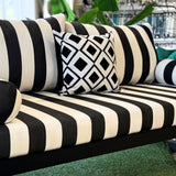 Twin Size Sunbrella Porch Swing Bed Cushion Cover Bundle (75x39) - Outdoor Fabric Central