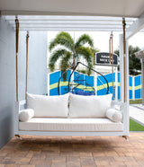 Twin Size Sunbrella Porch Swing Bed Cushion Cover Bundle (75x39) - Outdoor Fabric Central