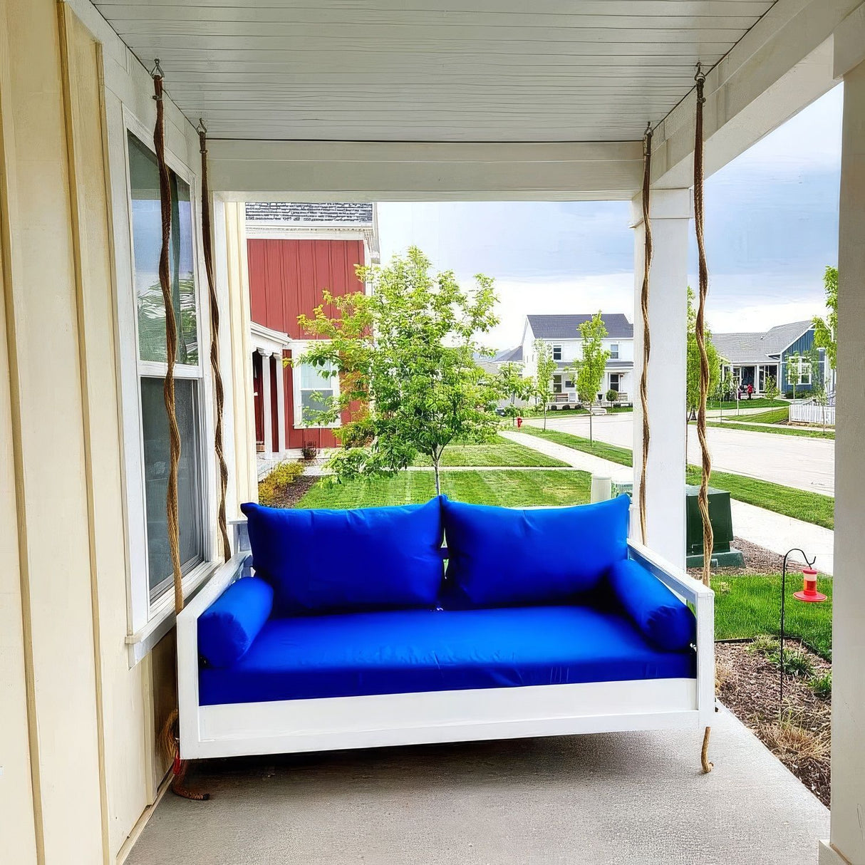 Twin Size Sunbrella Porch Swing Bed Cushion Cover Bundle (75x39) - Outdoor Fabric Central