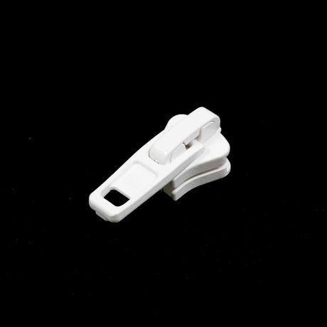 YKK Vislon 10 AutoLok Plastic Slider - Single Pull White - Outdoor Fabric Central