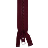 YKK Vislon 10 Lock Slide 60 - inch - Burgundy - Outdoor Fabric Central