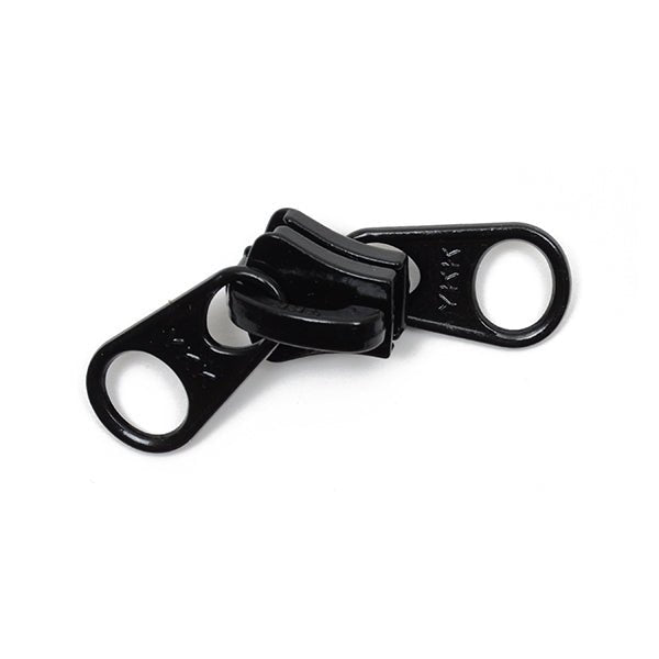 YKK Vislon 10 Non - Lock 2 - Tab Sliders - Black - Outdoor Fabric Central